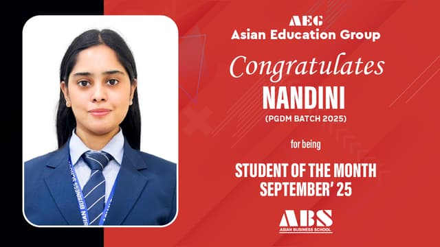 Student Of The Month Batch 2025 | Sept 2025