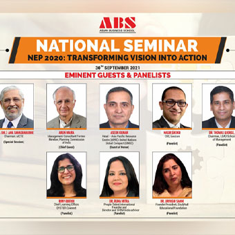 Read more about the article ABS organizes its 8th NATIONAL SEMINAR on “NEP 2020: Transforming Vision into Action” with great impact!