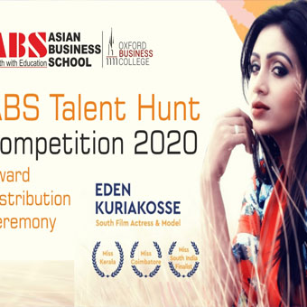 Read more about the article ABS Cultural Club organized a unique virtual ‘TALENT HUNT COMPETITION’ for the new batch of ‘ABS PGDM 2020’!