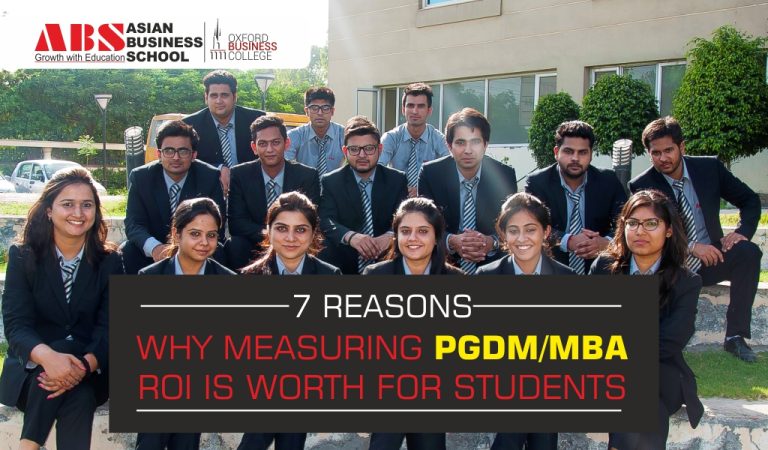 Read more about the article Seven reasons why measuring PGDM/MBA ROI is worth for students