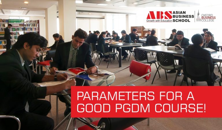 Read more about the article What are the core parameters for a good PGDM course?