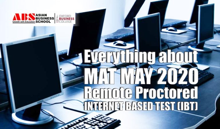 Read more about the article Here’s everything you need to know about MAT May 2020 “Remote Proctored Internet Based Test (IBT)”