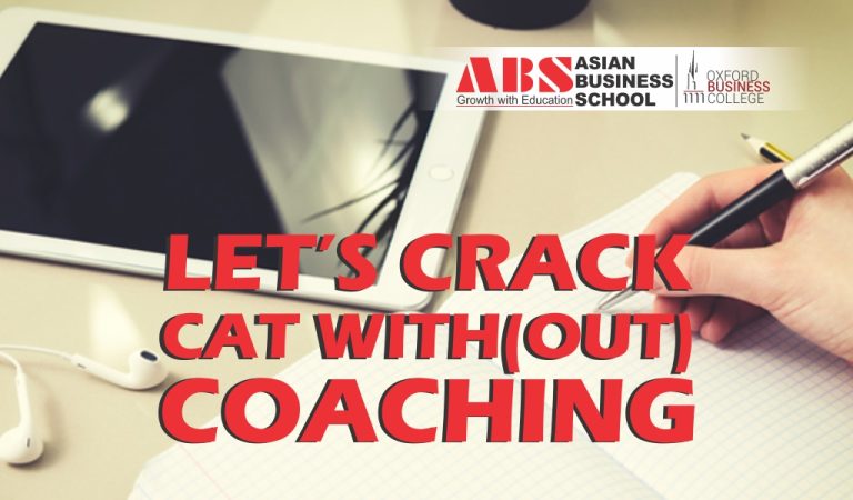 Read more about the article Let’s Crack Common Admission Test With(out) Coaching!