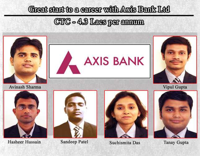 Read more about the article Great start to a career with Axis Bank Ltd.