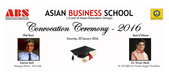 Read more about the article Asian Business School celebrates its Annual Convocation Ceremony for PGDM 2013-15 batch