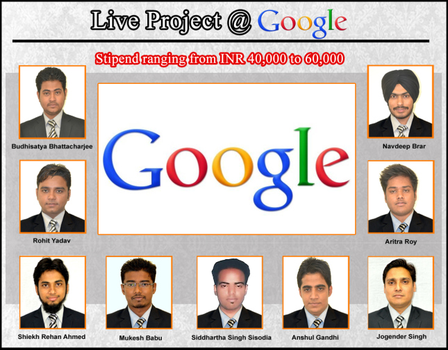 Read more about the article Live Project @ GOOGLE